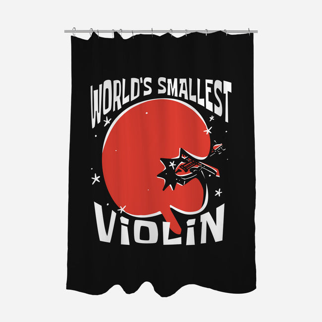 World's Smallest Violin-None-Polyester-Shower Curtain-estudiofitas