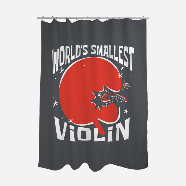 World's Smallest Violin-None-Polyester-Shower Curtain-estudiofitas