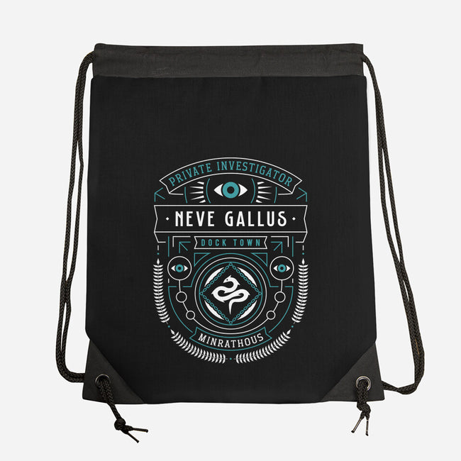 Minrathous Private Investigator Crest-None-Drawstring-Bag-LAGELANTEE