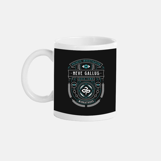 Minrathous Private Investigator Crest-None-Mug-Drinkware-LAGELANTEE