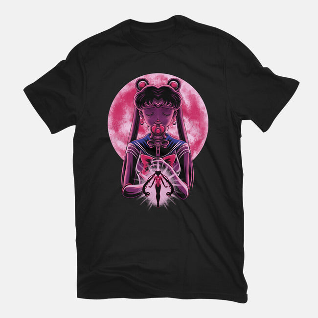 Heart Moon Wand-Mens-Heavyweight-Tee-rmatix