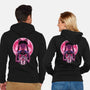 Heart Moon Wand-Unisex-Zip-Up-Sweatshirt-rmatix