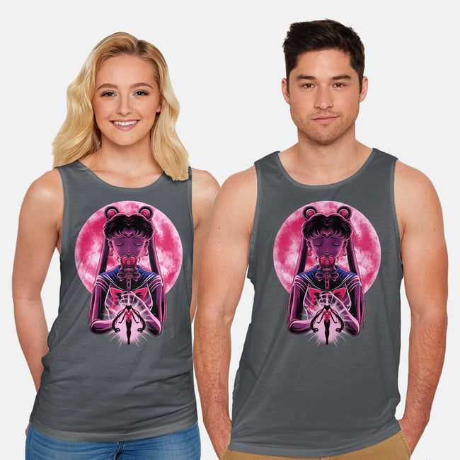 Heart Moon Wand-Unisex-Basic-Tank-rmatix