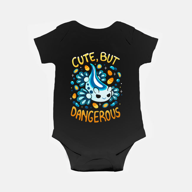 Cute But Very Dangerous-Baby-Basic-Onesie-Vallina84