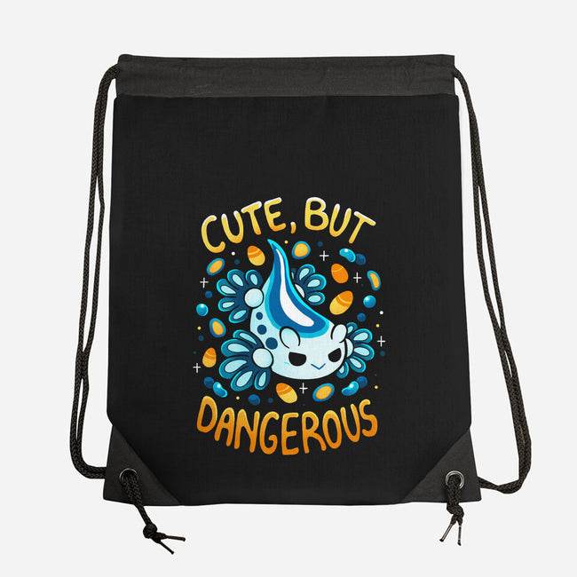 Cute But Very Dangerous-None-Drawstring-Bag-Vallina84