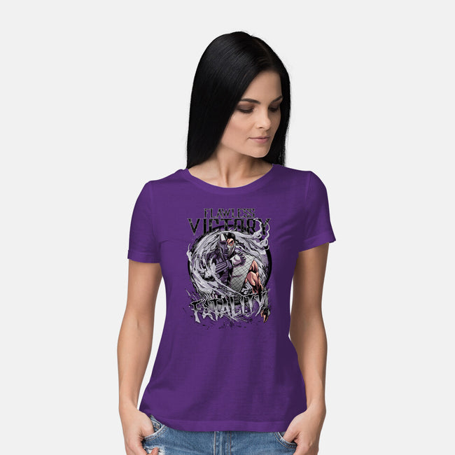 Smoked Fatality-Womens-Basic-Tee-Diego Oliver