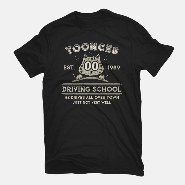 Toonces Driving School-Mens-Heavyweight-Tee-kg07