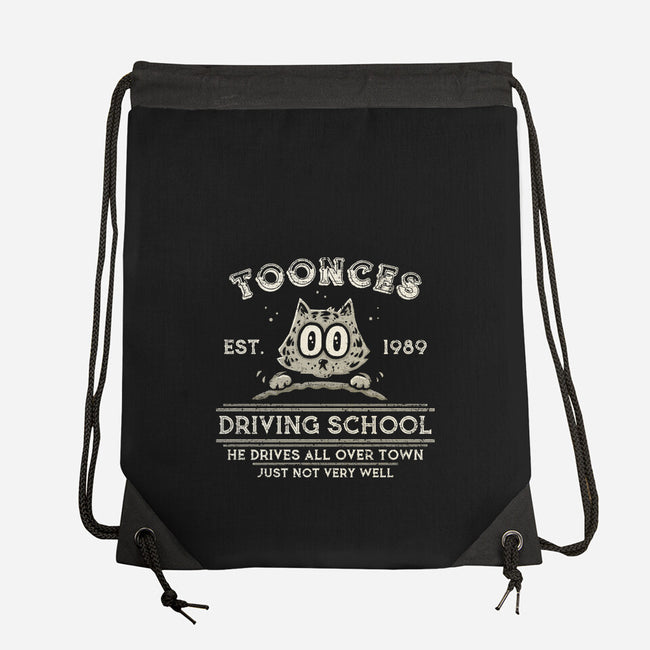 Toonces Driving School-None-Drawstring-Bag-kg07