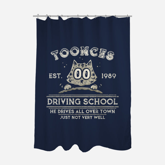 Toonces Driving School-None-Polyester-Shower Curtain-kg07