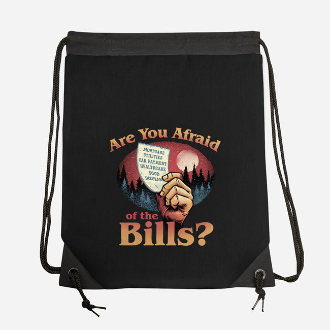 Are You Afraid Of The Bills-None-Drawstring-Bag-glitchygorilla