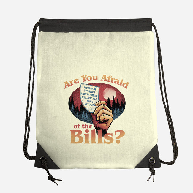 Are You Afraid Of The Bills-None-Drawstring-Bag-glitchygorilla