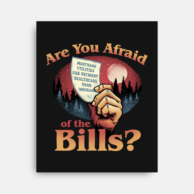 Are You Afraid Of The Bills-None-Stretched-Canvas-glitchygorilla