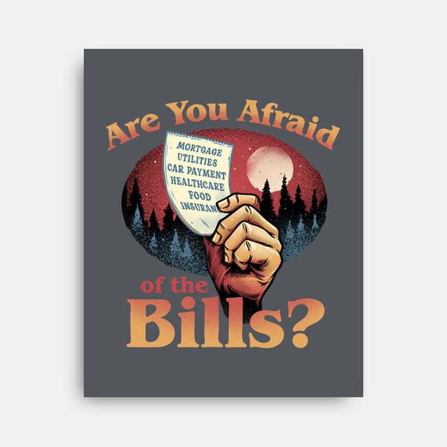 Are You Afraid Of The Bills-None-Stretched-Canvas-glitchygorilla