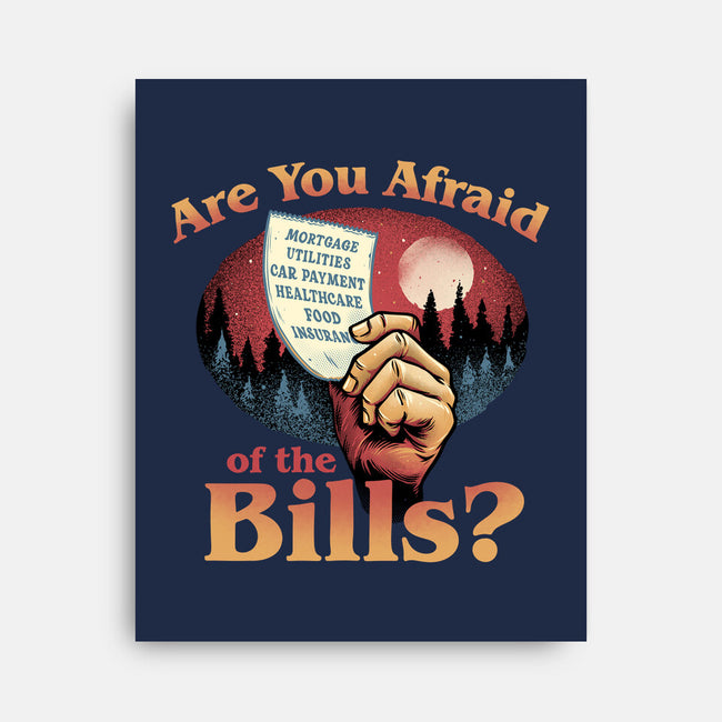 Are You Afraid Of The Bills-None-Stretched-Canvas-glitchygorilla