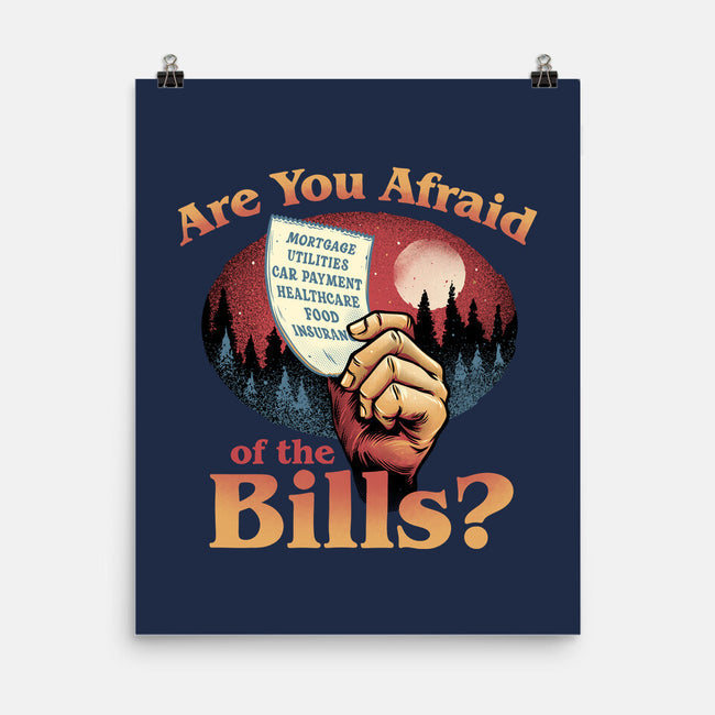 Are You Afraid Of The Bills-None-Matte-Poster-glitchygorilla