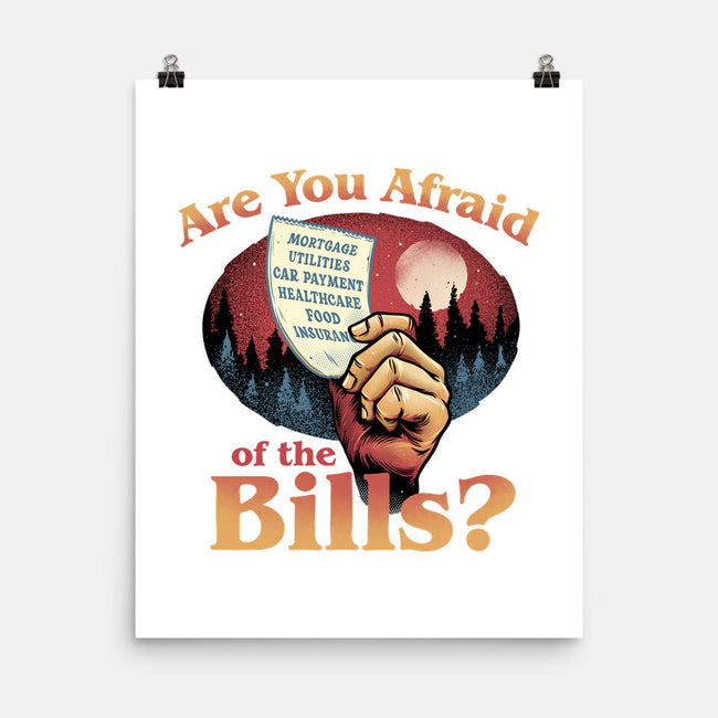 Are You Afraid Of The Bills-None-Matte-Poster-glitchygorilla