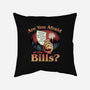 Are You Afraid Of The Bills-None-Removable Cover w Insert-Throw Pillow-glitchygorilla