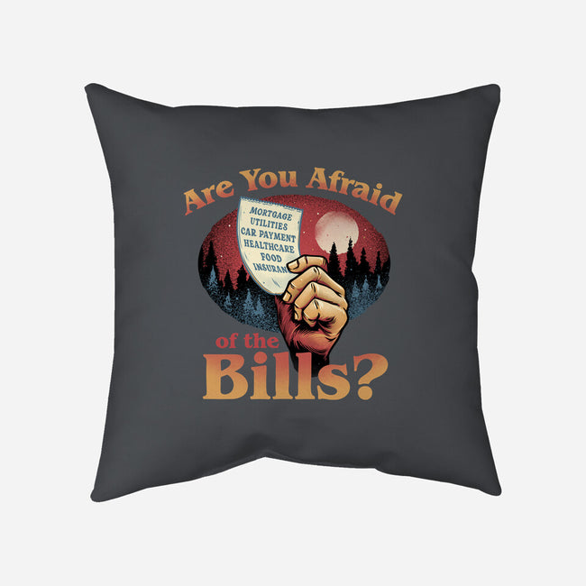 Are You Afraid Of The Bills-None-Removable Cover w Insert-Throw Pillow-glitchygorilla