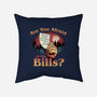 Are You Afraid Of The Bills-None-Removable Cover w Insert-Throw Pillow-glitchygorilla