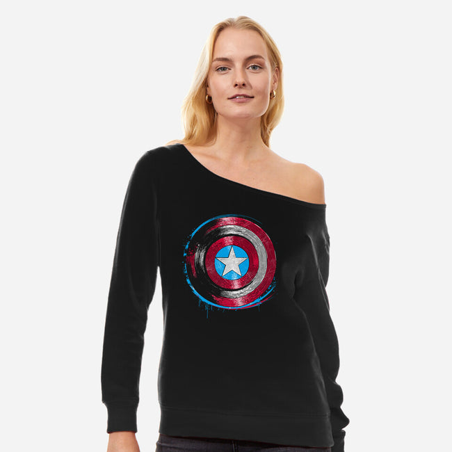 Brave New World-Womens-Off Shoulder-Sweatshirt-rocketman_art