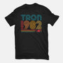 Tron 1982-Mens-Heavyweight-Tee-rocketman_art