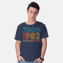 Tron 1982-Mens-Basic-Tee-rocketman_art