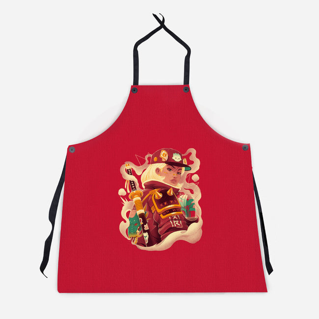 Solar Dragon-Unisex-Kitchen-Apron-Bruno Mota