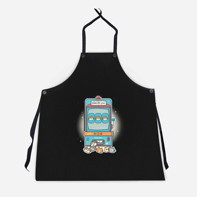 Slot Meowchine-Unisex-Kitchen-Apron-Freecheese