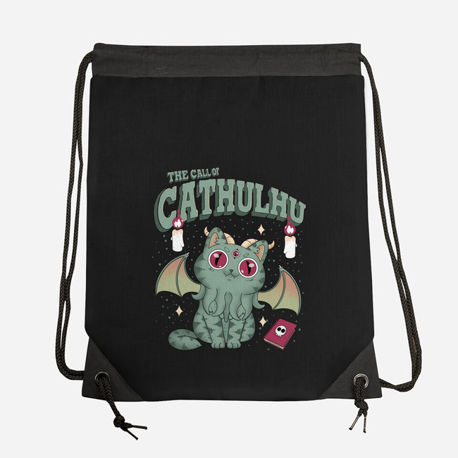 Summon Cathulhu-None-Drawstring-Bag-Tri haryadi
