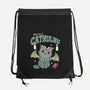 Summon Cathulhu-None-Drawstring-Bag-Tri haryadi
