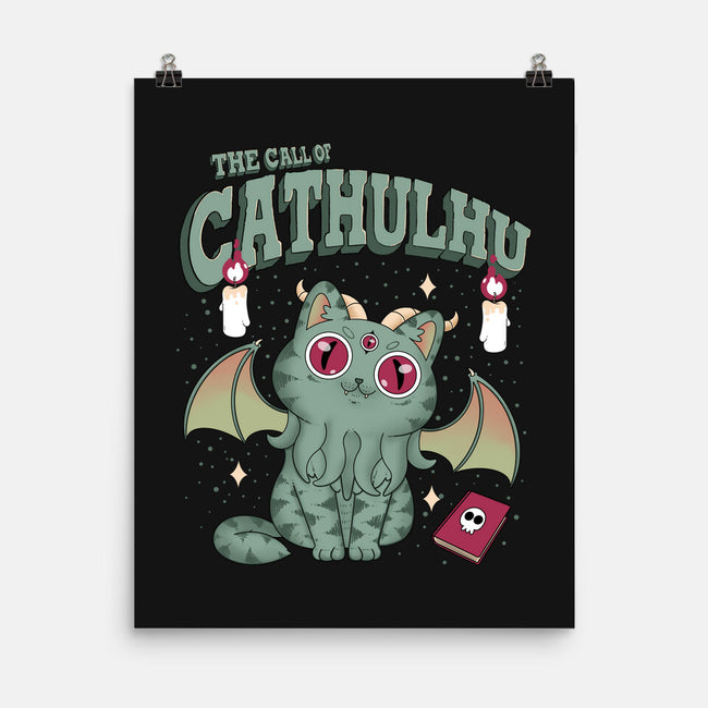 Summon Cathulhu-None-Matte-Poster-Tri haryadi