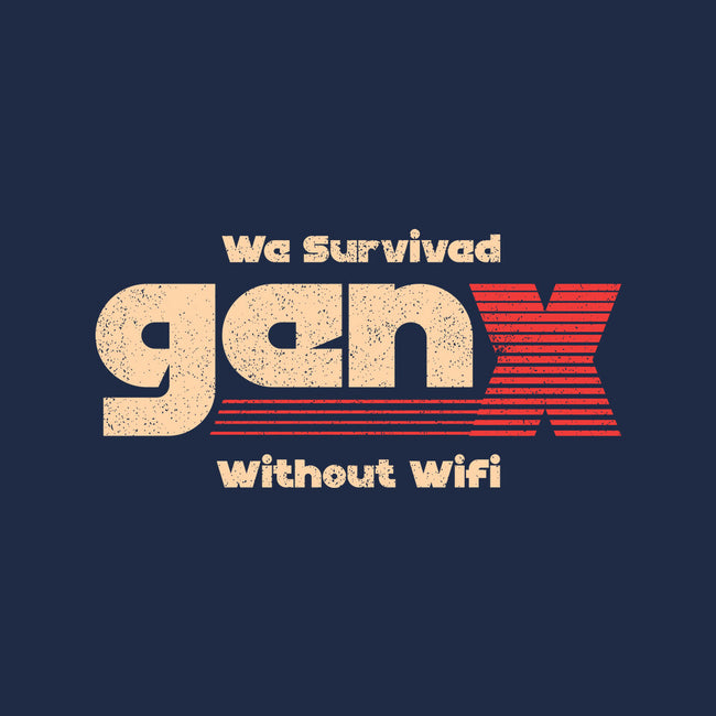 We Survived Without Wifi-None-Glossy-Sticker-sachpica