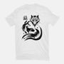 Fox Kitsune-Unisex-Basic-Tee-fanfabio