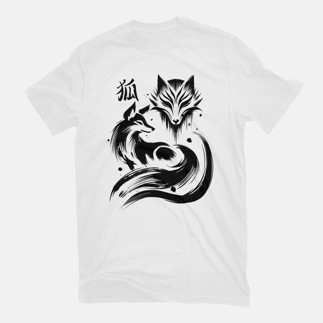 Fox Kitsune-Mens-Heavyweight-Tee-fanfabio