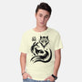 Fox Kitsune-Mens-Basic-Tee-fanfabio