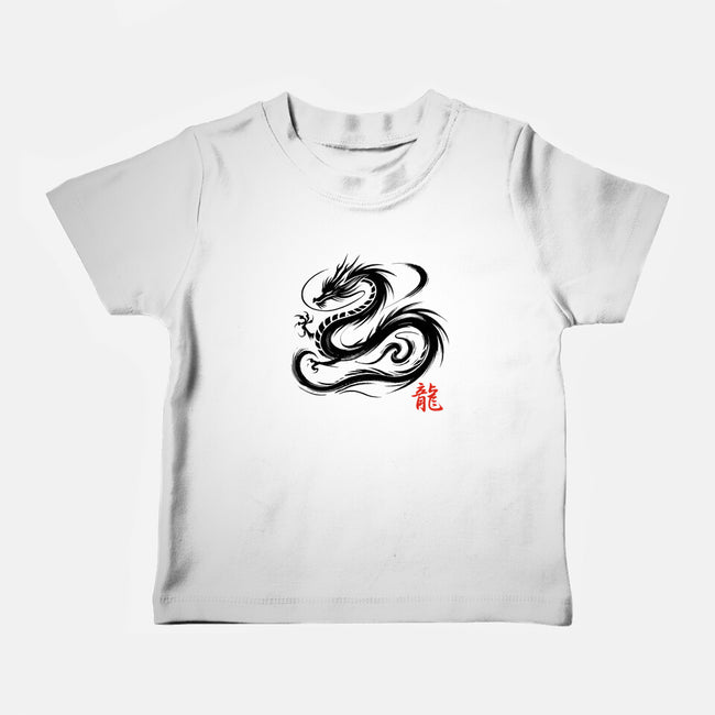 Dragon Ink Brush-Baby-Basic-Tee-fanfabio