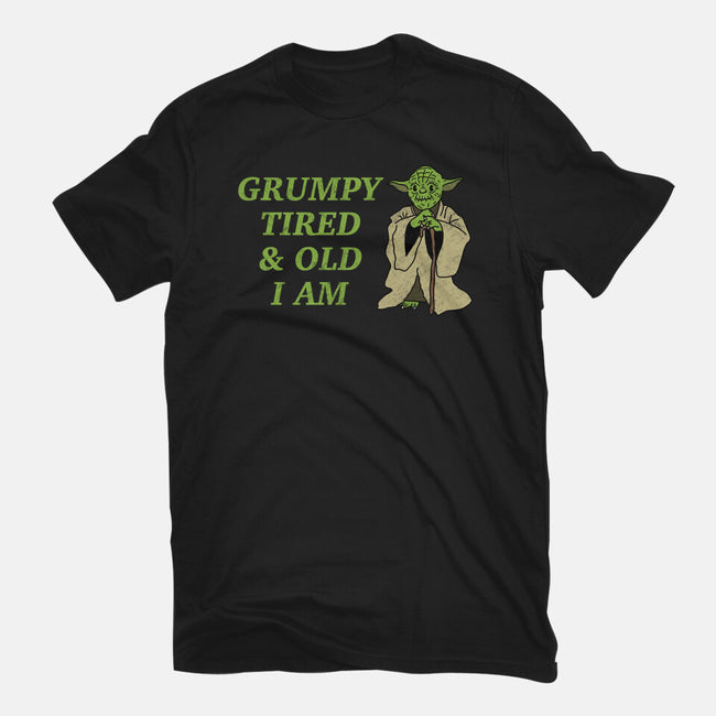 Grumpy Tired And Old-Mens-Basic-Tee-milasneeze