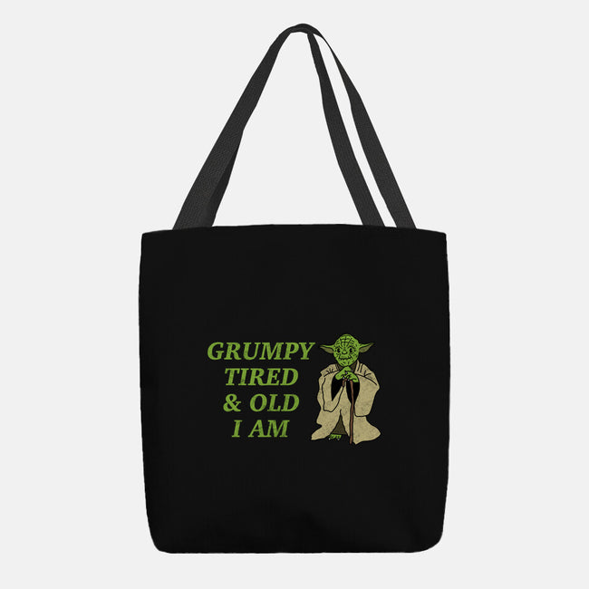 Grumpy Tired And Old-None-Basic Tote-Bag-milasneeze