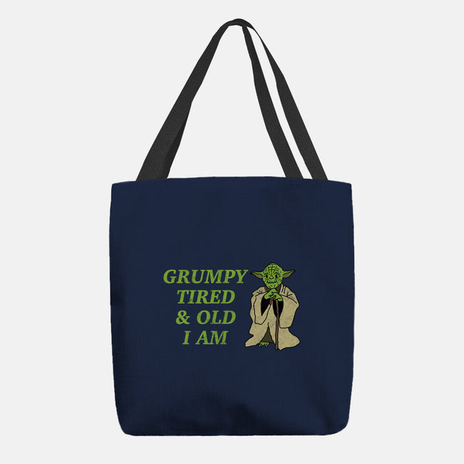 Grumpy Tired And Old-None-Basic Tote-Bag-milasneeze