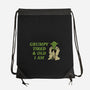 Grumpy Tired And Old-None-Drawstring-Bag-milasneeze
