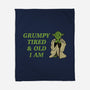 Grumpy Tired And Old-None-Fleece-Blanket-milasneeze