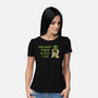 Grumpy Tired And Old-Womens-Basic-Tee-milasneeze