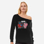 Optimistic Romance-Womens-Off Shoulder-Sweatshirt-Gamma-Ray