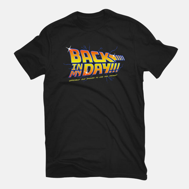 Back In My Day-Womens-Basic-Tee-Gamma-Ray