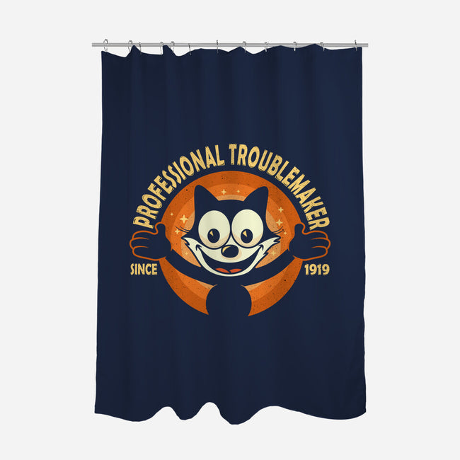 Professional Troublemaker-None-Polyester-Shower Curtain-erion_designs