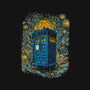 Starry Night Blue Box-None-Drawstring-Bag-kharmazero