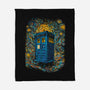 Starry Night Blue Box-None-Fleece-Blanket-kharmazero