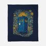 Starry Night Blue Box-None-Fleece-Blanket-kharmazero