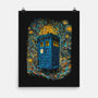 Starry Night Blue Box-None-Matte-Poster-kharmazero