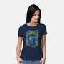 Starry Night Blue Box-Womens-Basic-Tee-kharmazero